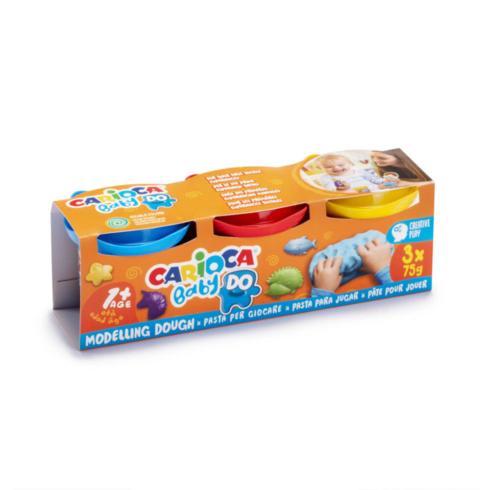 CARİOCA BEBEK OYUN HAMURU 3 RENK X 75 GR - 43179